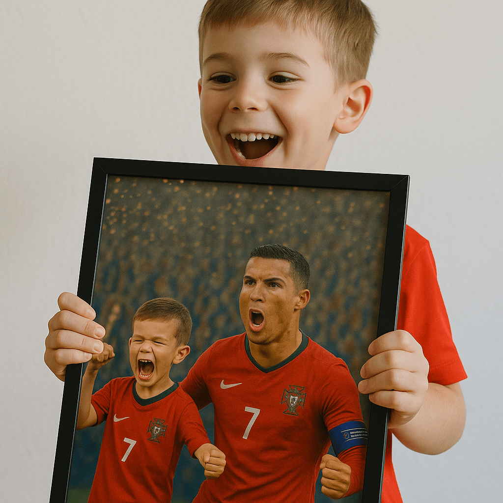 Le Footballeur avec Cristiano Ronaldo - Dreamsportrait