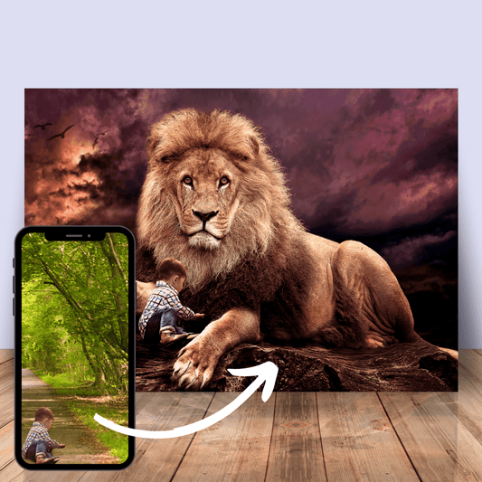 Le Lion Majestueux - Dreamsportrait