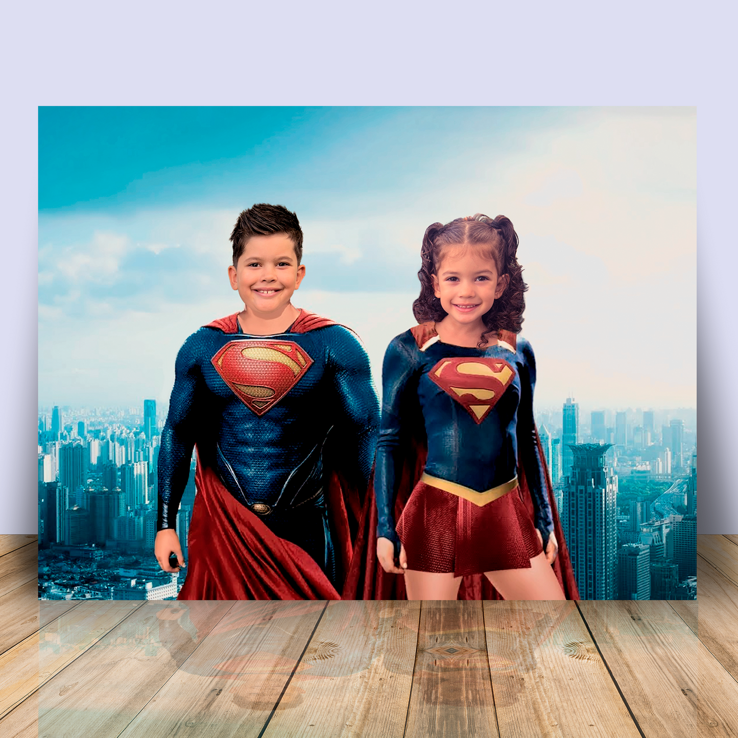 Superheroes (inspired by Superman and Superwoman) for 2 people
