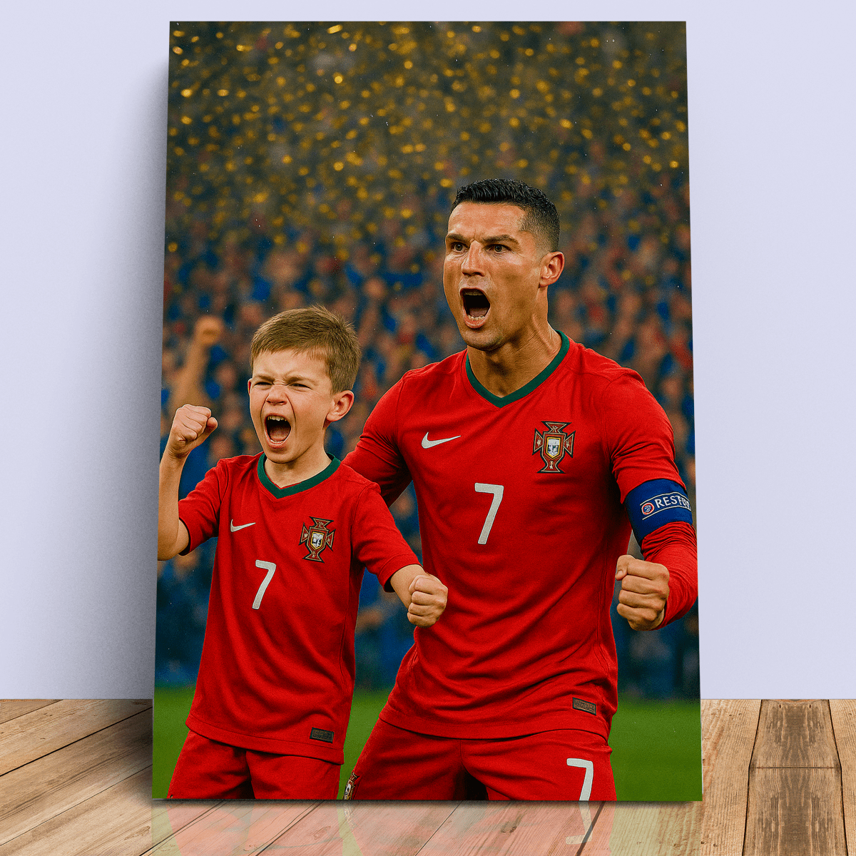 Le Footballeur avec Cristiano Ronaldo - Dreamsportrait